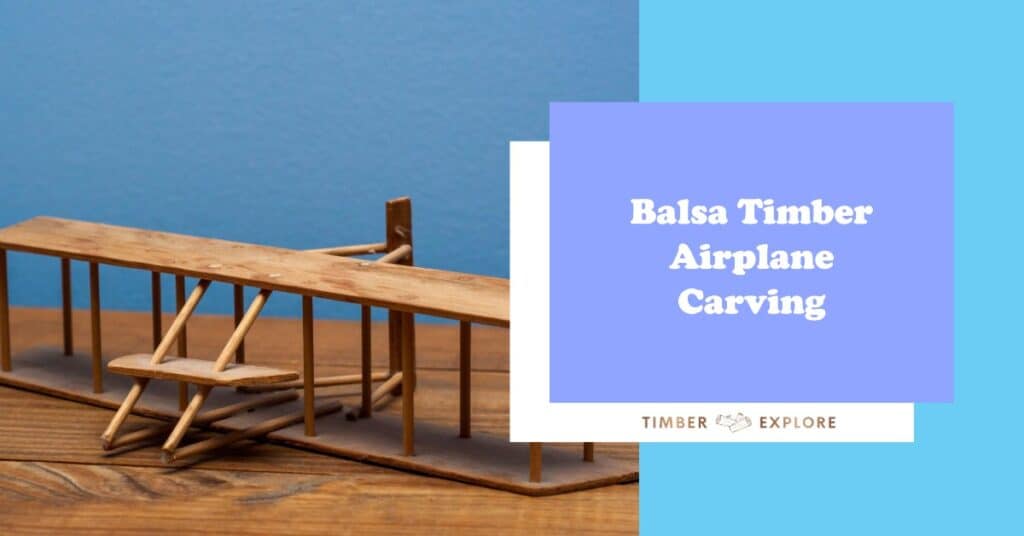 Balsa wood Airplane Carving