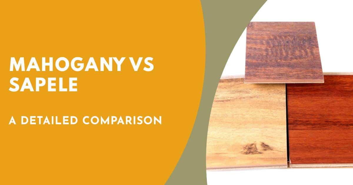 difference between mahogany and sapele wood