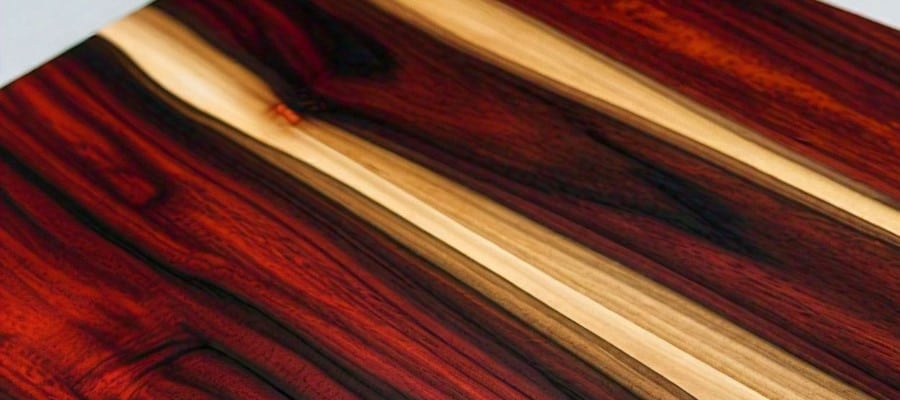 Cocobolo exotic wood